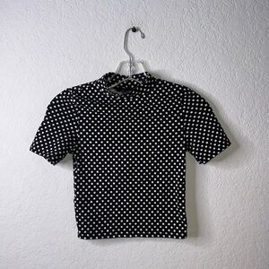 Forever 21 Polka Dot crop top